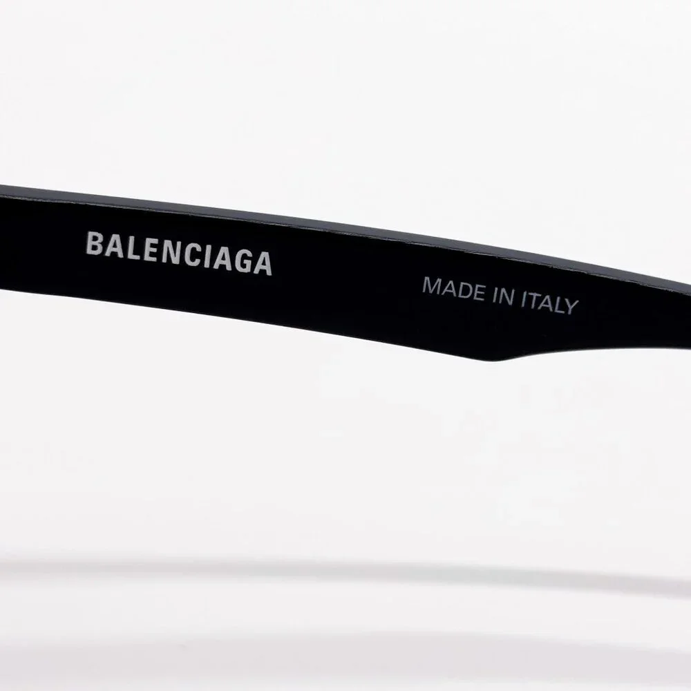 NEW BALENCIAGA EYEGLASSES BB0131O 001 ROUND OVAL BLACK WOMEN EYEWEAR BALENCIAGA